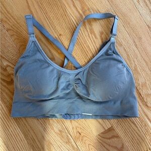Stella breastfeeding Adjustable pregnancy Wireless Bra Gray large L
